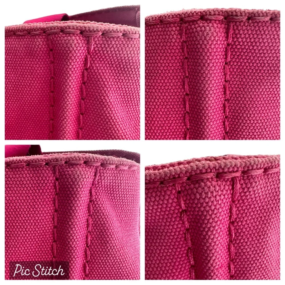 Prada Canapa Shoulder Crossbody Bag Tote Fuchsia Pink Purple Large Summer